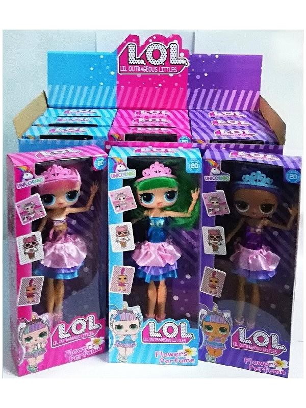 Кукла с Ароматом 28 см  3 вида в упаковке 12 шт.