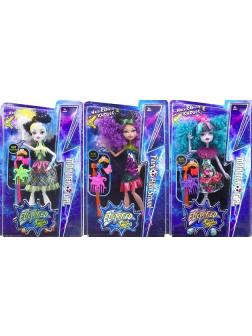 Куклы Монстры Электрик с аксессуарами, шарнирные, высота 26см, 3 вида DH2169 / Monster Girl