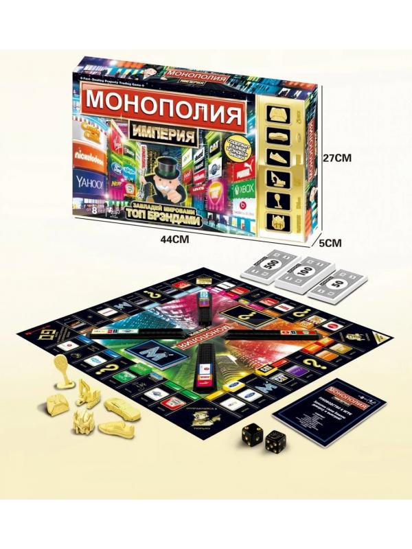 Настольная игра Монополия Мировые бренды 801-E в коробке 44х5х27 см.