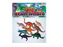 Динозавры фигурки 8шт набор в пакете