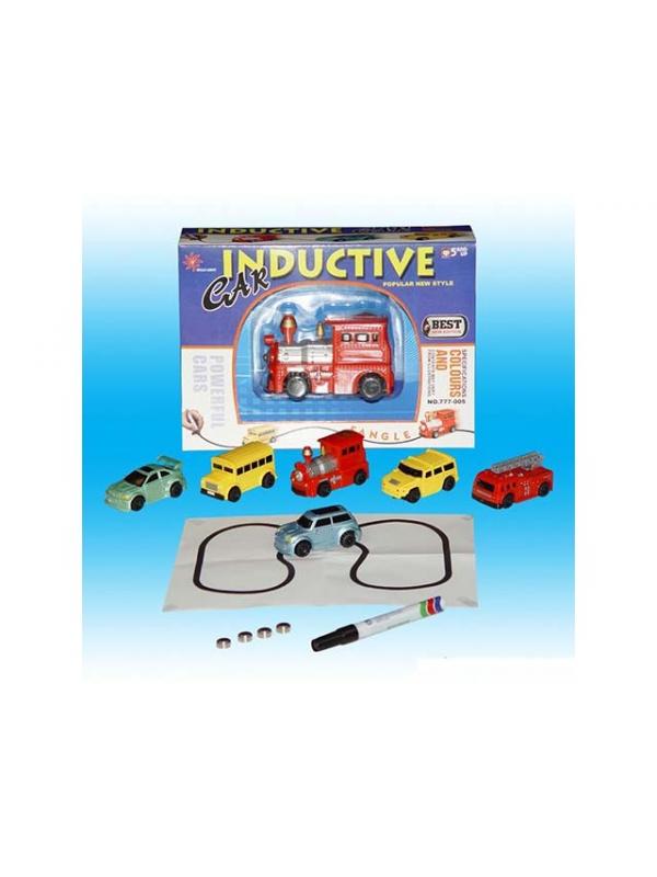 Индуктивная машинка ездит четко по нарисованной линии 6 видов 19х14х5см