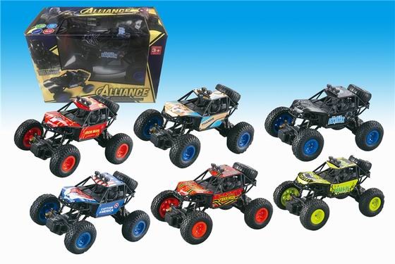 Внедорожник спортивный на Р/У 5 видов в коробке 26х18х14см