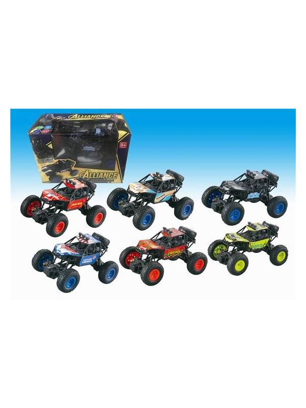 Внедорожник спортивный на Р/У 5 видов в коробке 26х18х14см