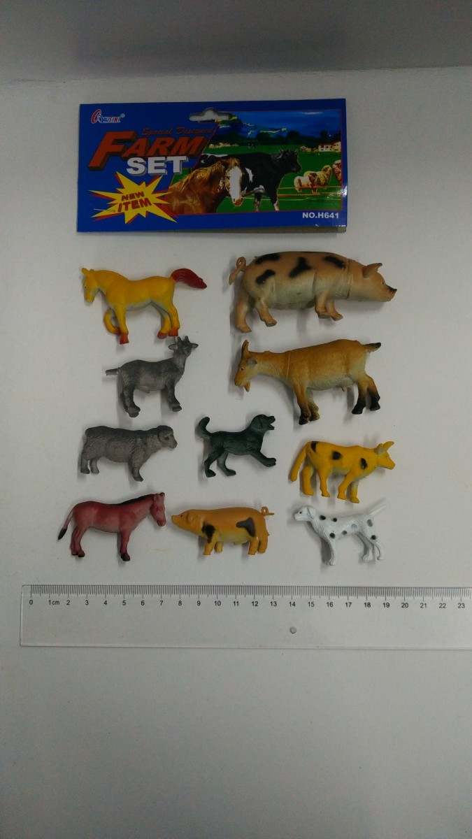 Животные Домашние 10 шт. набор в пакете