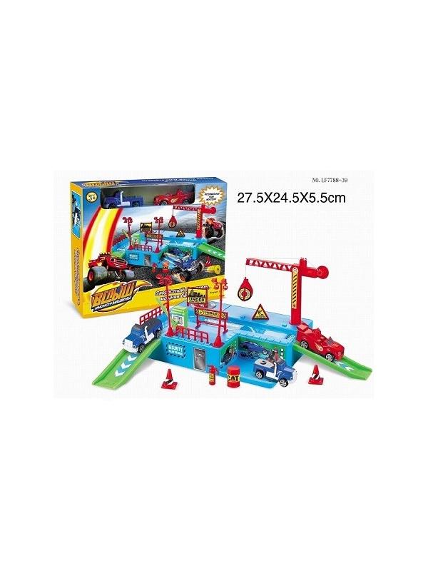 Вспыш Парковка в кор.+2 машинки  27х24х5см (аналог)