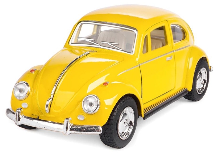 Металлическая машинка Kinsmart 1:32 «1967 Volkswagen Classical Beetle» KT5057W инерционная в коробке / Микс