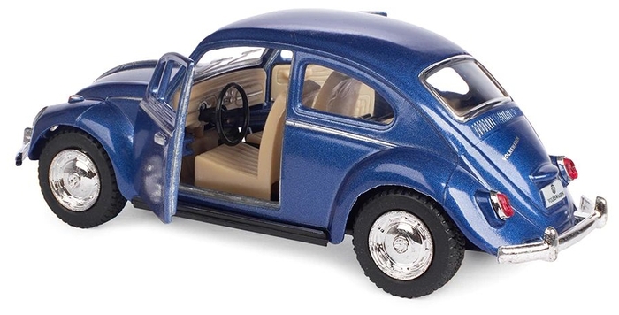 Металлическая машинка Kinsmart 1:32 «1967 Volkswagen Classical Beetle» KT5057W инерционная в коробке / Микс