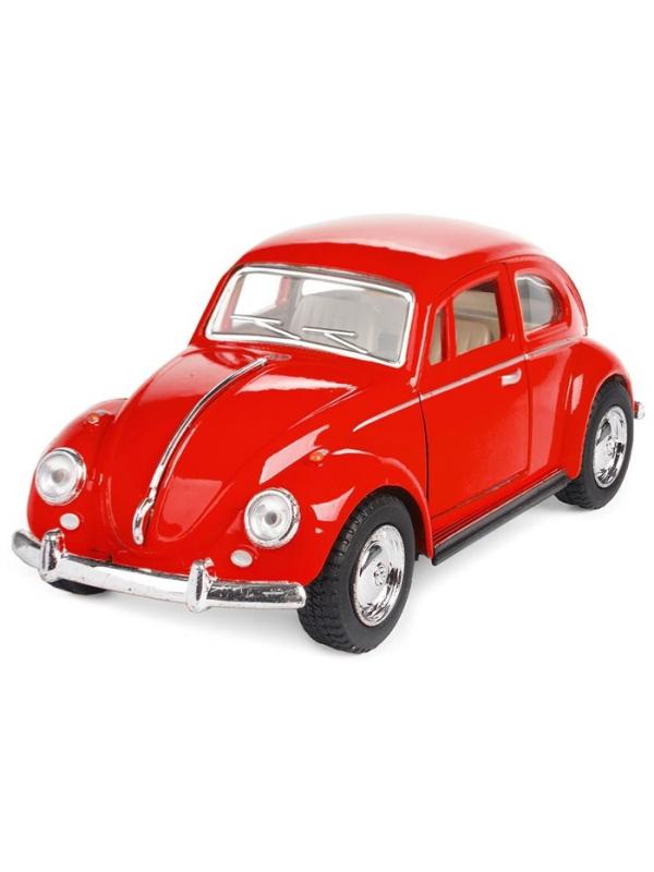 Металлическая машинка Kinsmart 1:32 «1967 Volkswagen Classical Beetle» KT5057W инерционная в коробке / Микс