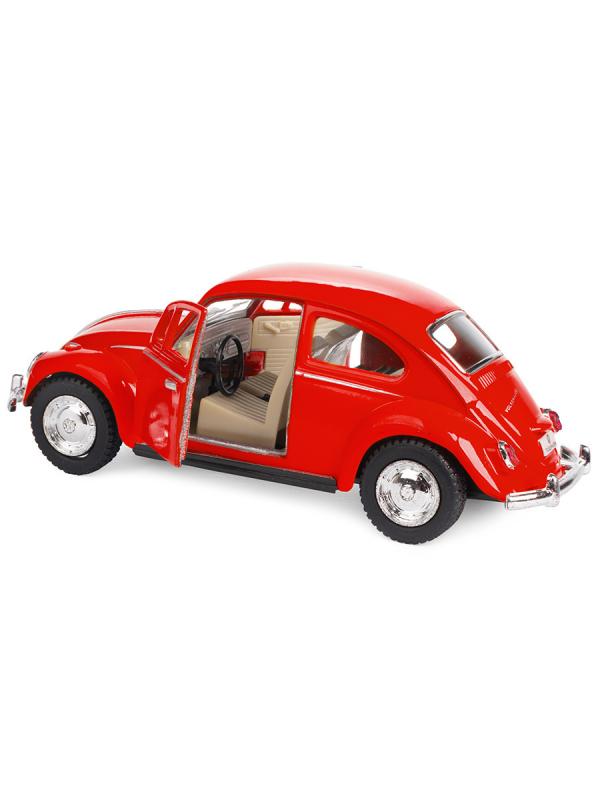 Металлическая машинка Kinsmart 1:32 «1967 Volkswagen Classical Beetle» KT5057W инерционная в коробке / Микс