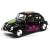 Металлическая машинка Kinsmart 1:32 «1967 Volkswagen Classical Beetle с принтом» KT5057DF, инерционная / Микс