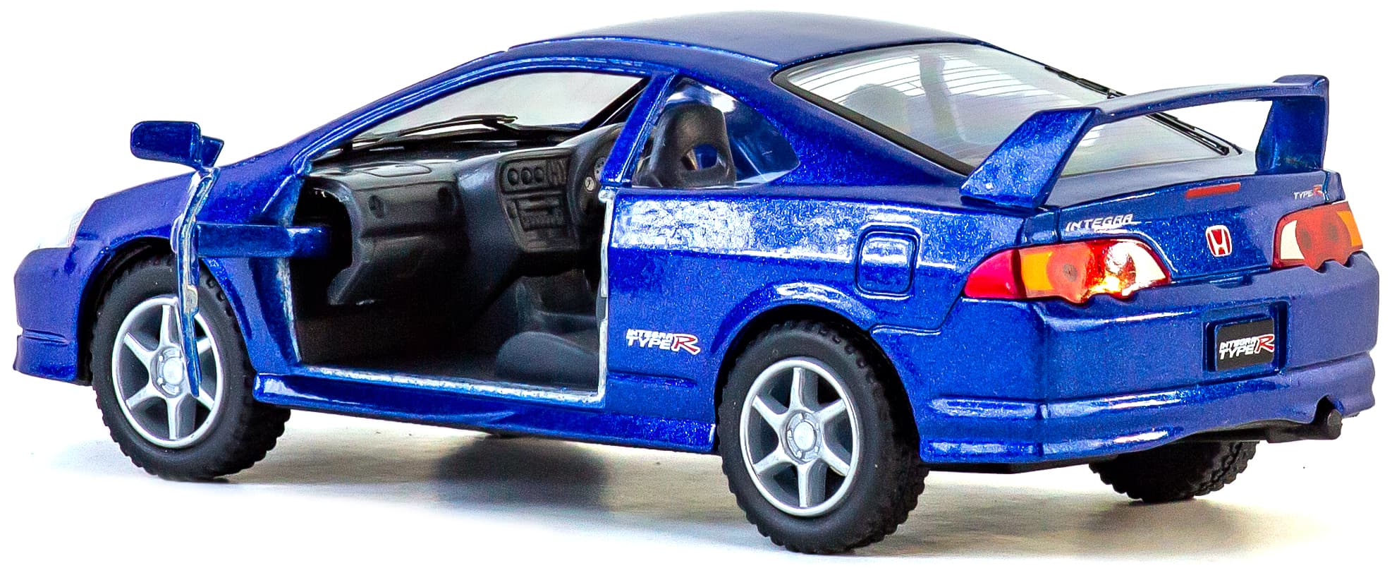 Металлическая машинка Kinsmart 1:34 «Honda Integra Type R» KT5053D, инерционная / Микс