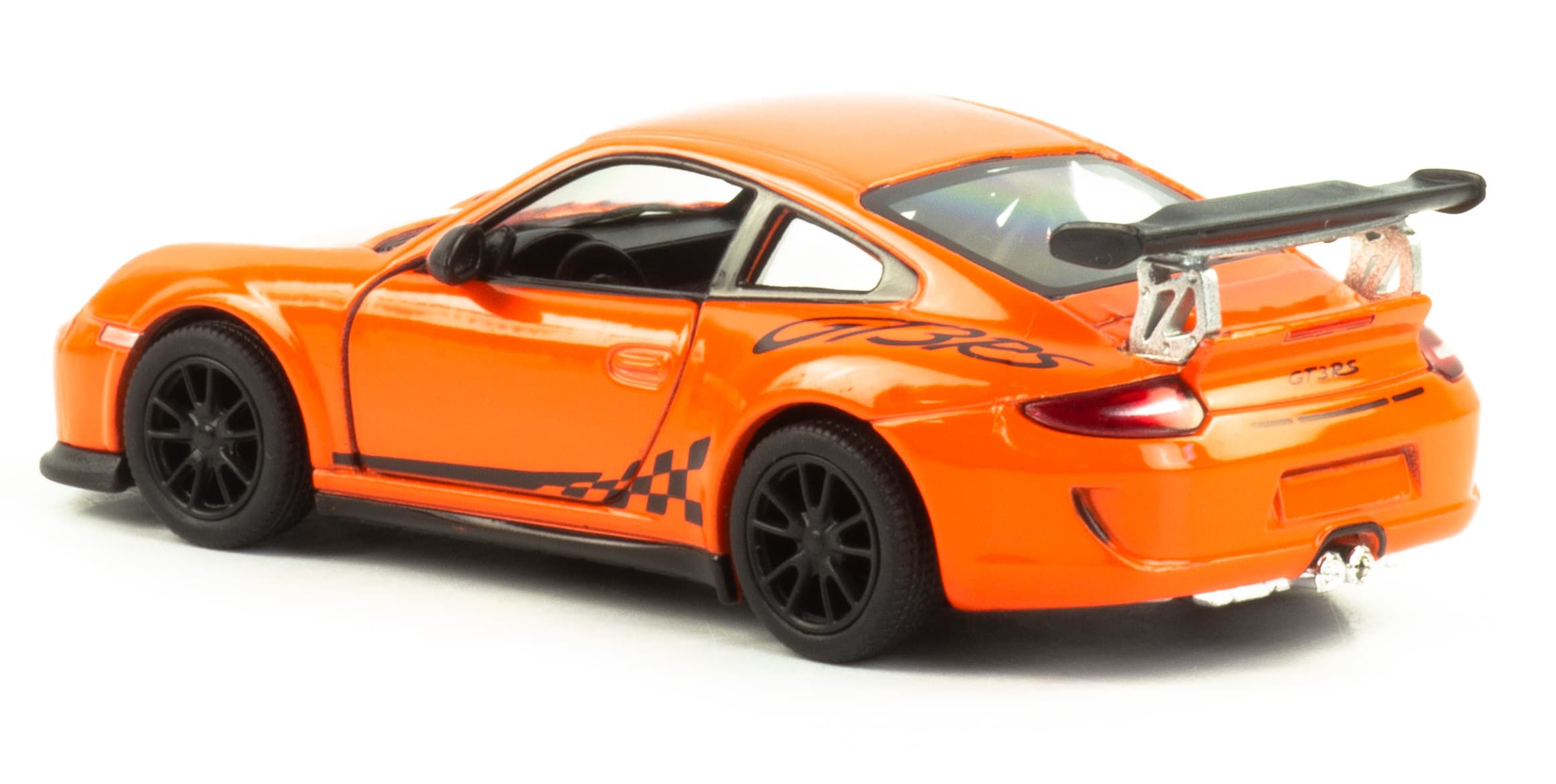 Металлическая машинка Kinsmart 1:36 «2010 Porsche 911 GT3 RS» KT5352D, инерционная / Микс