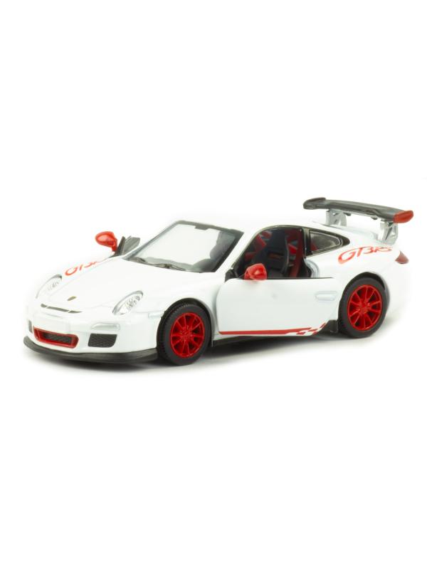 Металлическая машинка Kinsmart 1:36 «2010 Porsche 911 GT3 RS» KT5352D, инерционная / Микс