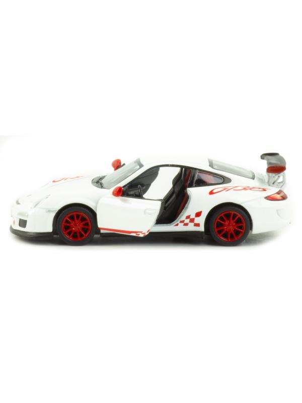 Металлическая машинка Kinsmart 1:36 «2010 Porsche 911 GT3 RS» KT5352D, инерционная / Микс