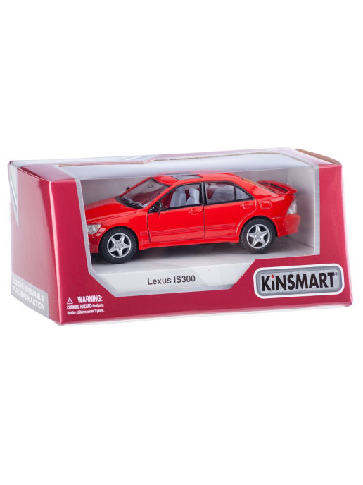 Инерционная металлическая машинка Kinsmart «Lexus IS 300» 1:36 /KT5046W в инд. кор.