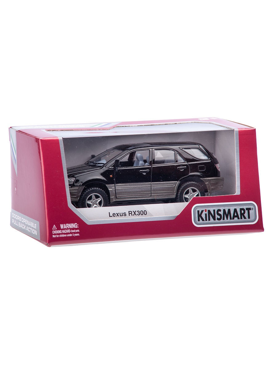 Инерционная металлическая машинка Kinsmart «Lexus RX300» 1:36 / KT5040W в инд. коробке