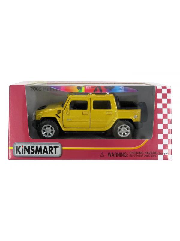Металлическая машинка Kinsmart 1:40 «2005 Hummer H2 SUT» KT5097W инерционная в инд. коробке / Микс