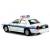 Металлическая машинка Kinsmart 1:42 «Ford Crown Victoria Police Interceptor» KT5342D инерционная / Белая