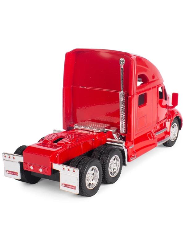 Металлическая машинка Kinsmart 1:68 «Kenworth T700 с прицепом» KT1302D, инерционный / Микс