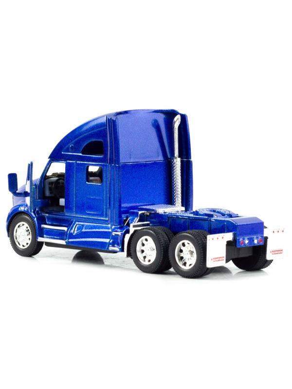 Металлическая машинка Kinsmart 1:68 «Kenworth T700 с прицепом» KT1302D, инерционный / Микс