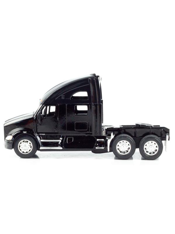 Металлическая машинка Kinsmart 1:68 «Kenworth T700 с прицепом» KT1302D, инерционный / Микс