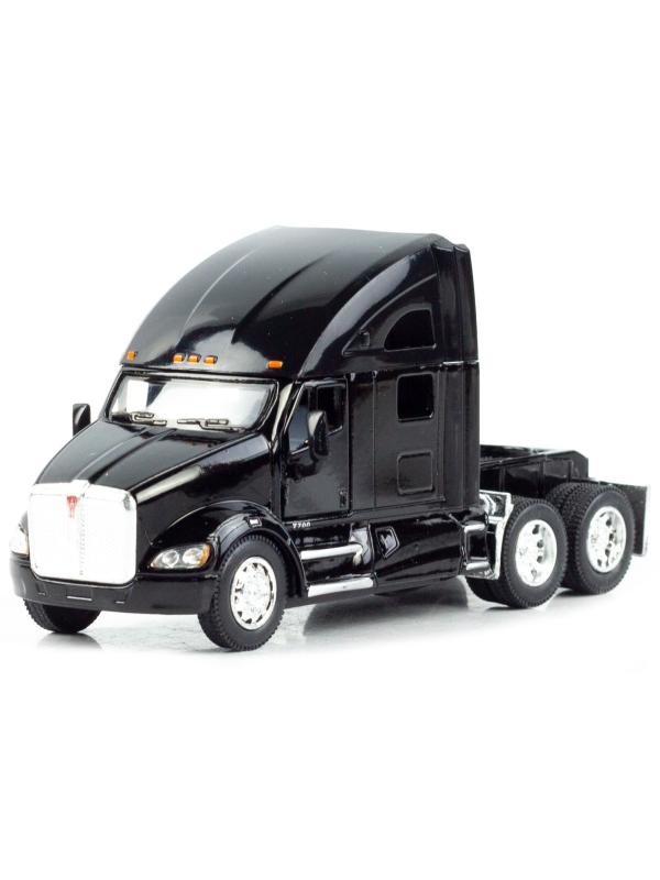 Металлическая машинка Kinsmart 1:68 «Kenworth T700 с прицепом» KT1302D, инерционный / Микс