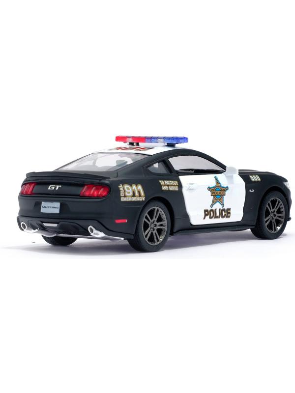 Металлическая машинка Kinsmart 1:38 «2015 Ford Mustang GT (Police)» KT5386DP инерционная