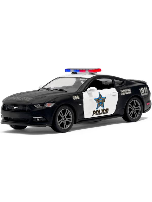 Металлическая машинка Kinsmart 1:38 «2015 Ford Mustang GT (Police)» KT5386DP инерционная