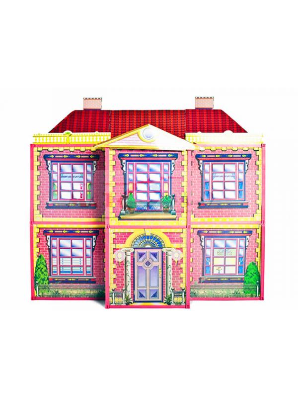 Большой двухэтажный кукольный домик для кукол 29см / 6983