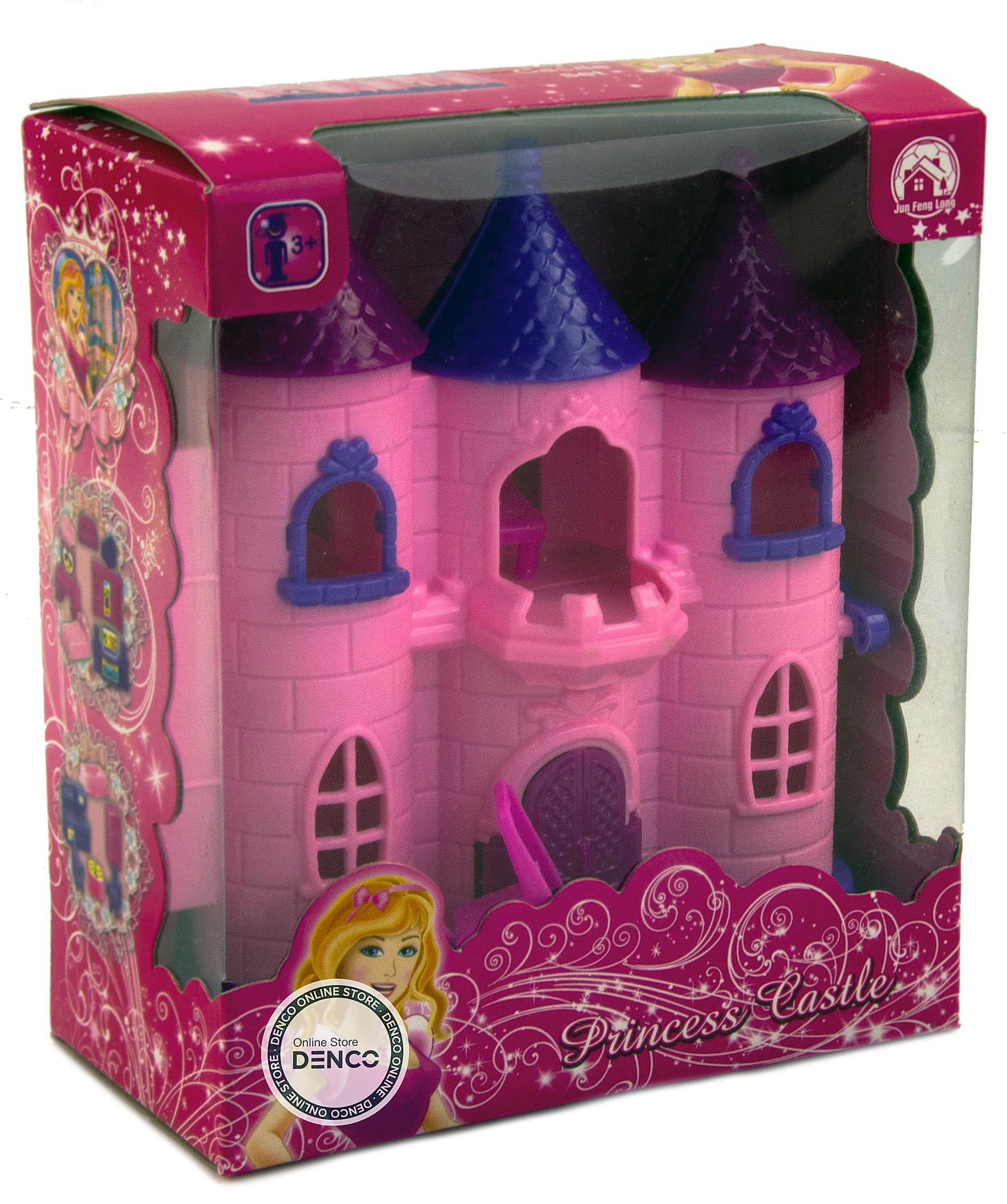 Замок принцессы Princess Castle со звуком и светом в коробочке CB686-6B / 1 шт.