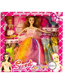 Кукла 30 см «Sweet Girl» c платьями и аксессуарами YX003C / Fashion