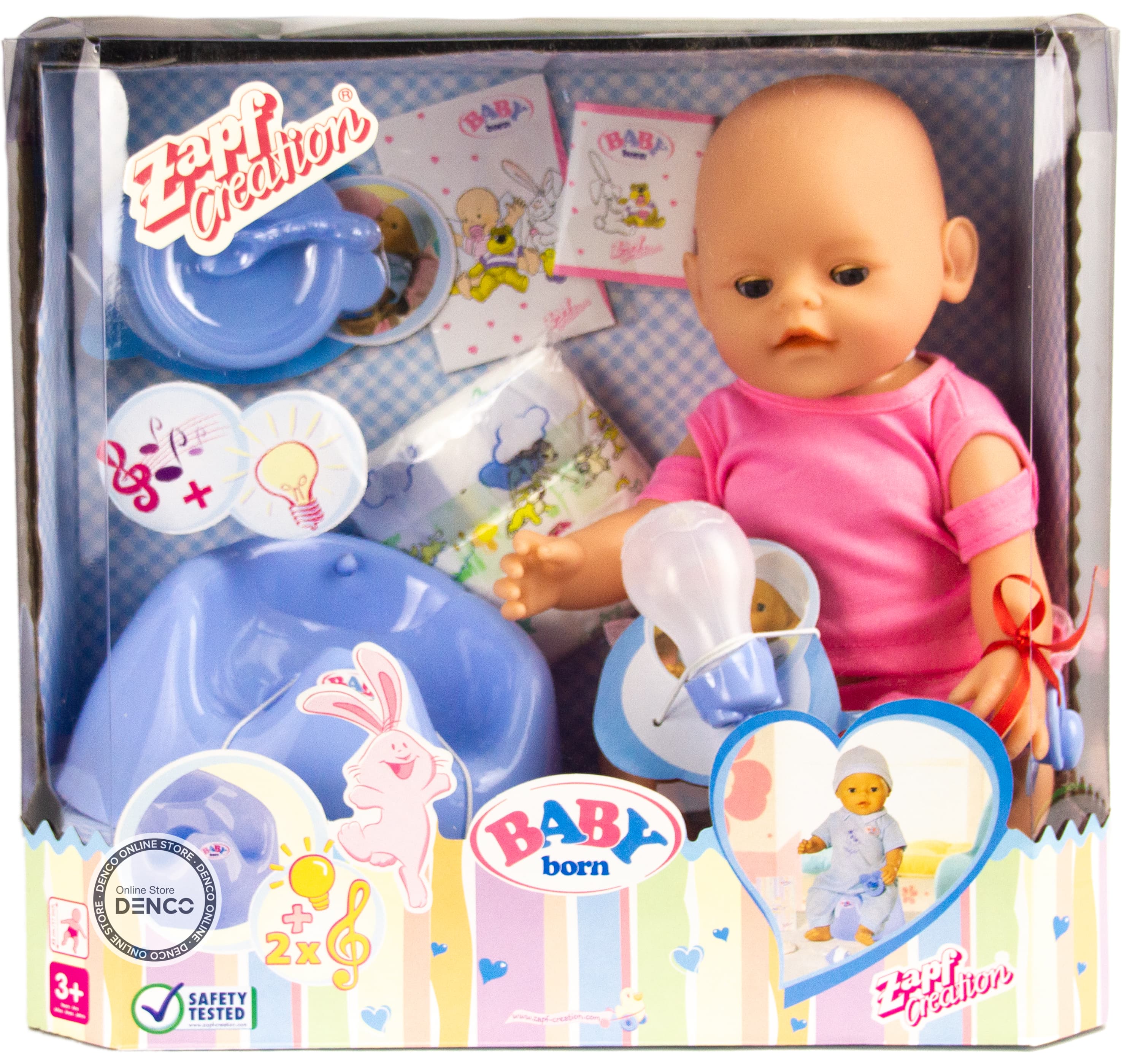 Кукла интерактивная Baby Born 807866-2 Zapf Creation / высота 35 см.