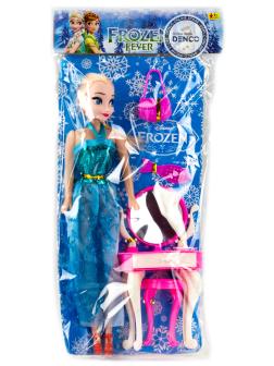 Кукла Эльза с будуаром и аксессуарами в пакете 770038-3B
