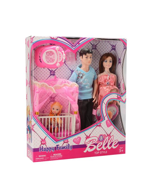 Игровой набор кукол «Счастливая семья» JX600-97 / Belle