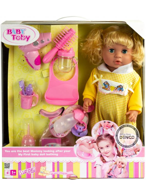Интерактивная кукла «Baby Toby» 43 см T7144 / 8 аксессуаров и 10 функций