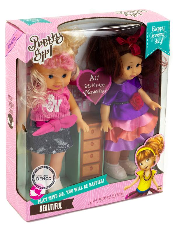 Игровой набор кукол 25 см «Pretty girl» 656-3C
