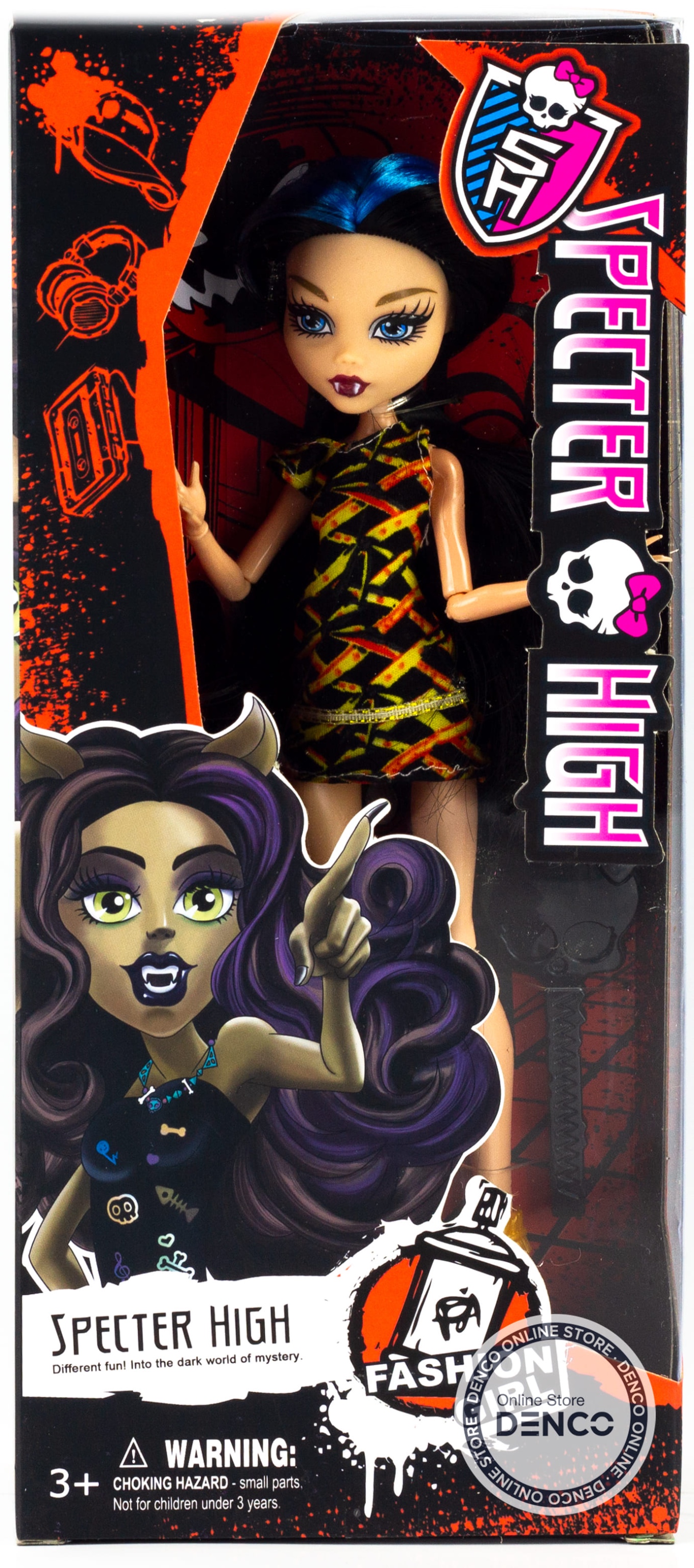 Кукла-монстр на шарнирах Fashion Girl «Specter High» 26 см, 10035910 / Микс