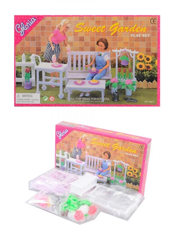 Мебель для кукол Gloria «Sweet Garden» 9876 / Play Set