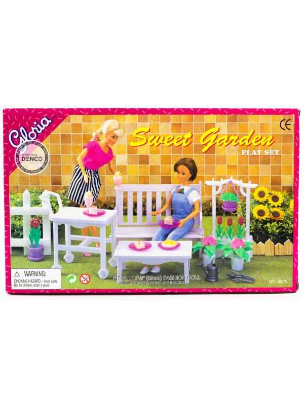 Мебель для кукол Gloria «Sweet Garden» 9876 / Play Set