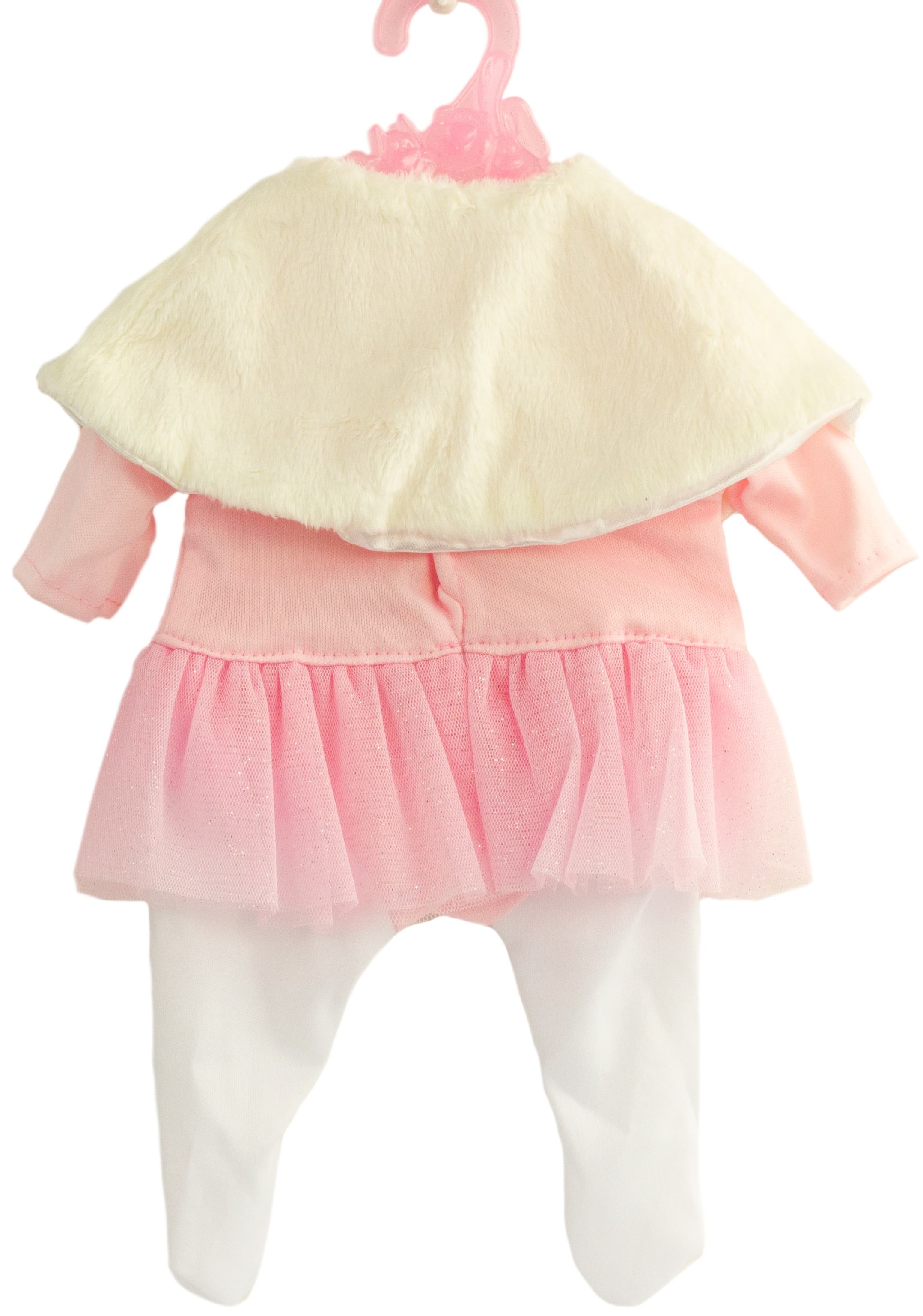 Набор одежды для куклы или пупса 38-43 см «Baby Toby» 77000-103 / платьице с ползунками и меховой накидкой
