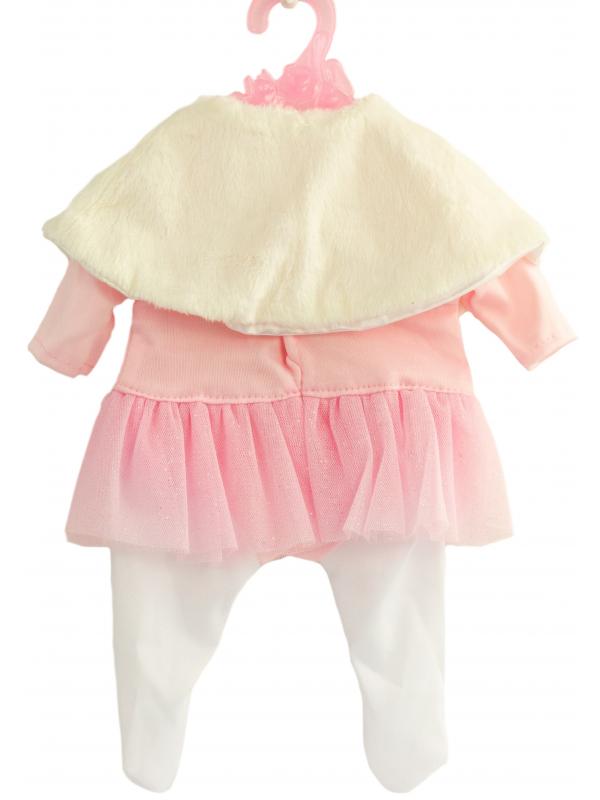 Набор одежды для куклы или пупса 38-43 см «Baby Toby» 77000-103 / платьице с ползунками и меховой накидкой