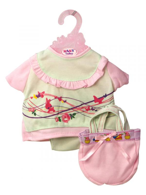 Одежда для интерактивной куклы 38-43 см «Baby Toby» T8147 / кофточка, сумочка