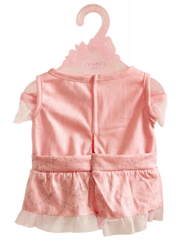 Одежда для интерактивной куклы 38-43 см «Baby Toby» T8163 / платье-боди с люрексом