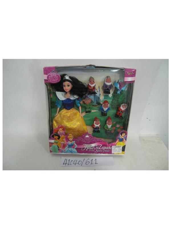 Набор кукол Белоснежка и 7 гномов 611