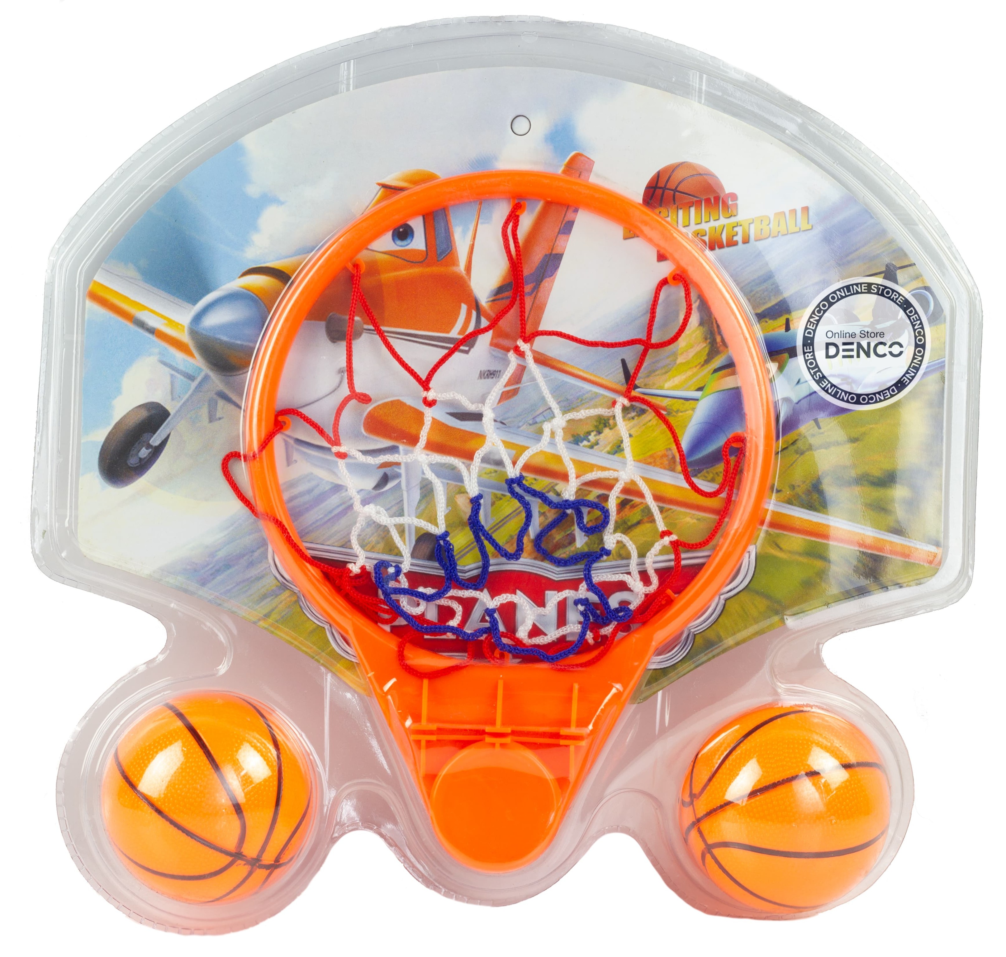 Баскетбольный щит с мячом и насосом «‎Самолет»‎ / ZS1688Q-1