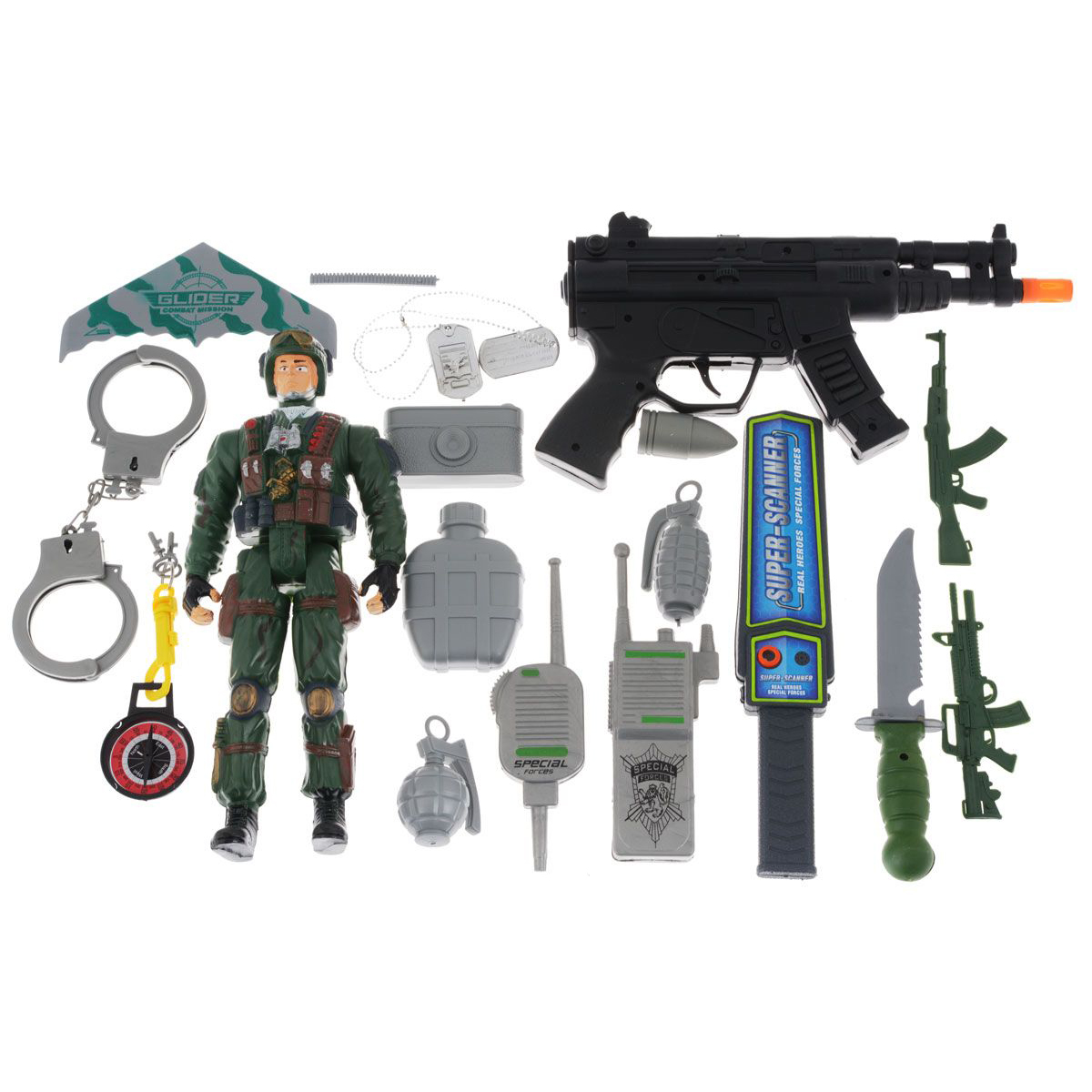 Набор «Bоенный» с солдатиком Real Heroes A-Toys / 66756