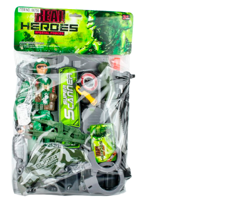Набор «Bоенный» с солдатиком Real Heroes A-Toys / 66756