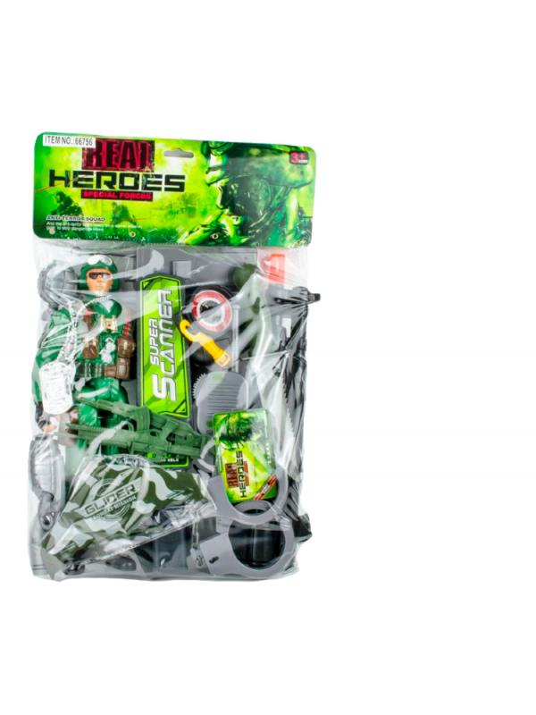 Набор «Bоенный» с солдатиком Real Heroes A-Toys / 66756