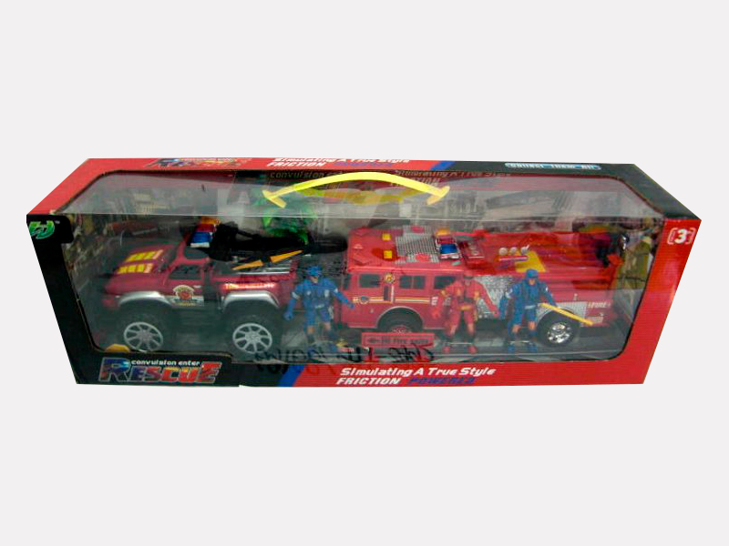 Набор тематический с фигурками пожарная служба / Rescue city