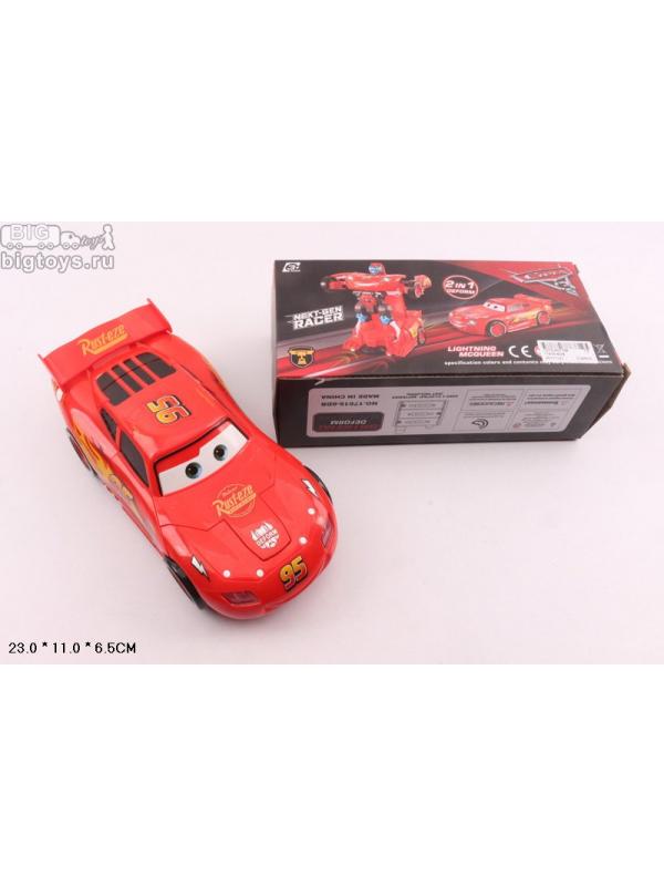 машина-трансформер молния на бат. в кор.